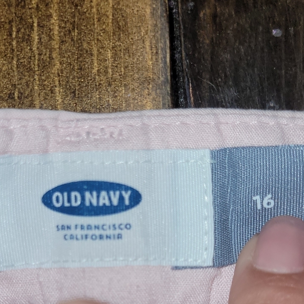 Old Navy Light Pink Casual / Dress Shorts - Size 16 - Picture 2 of 6